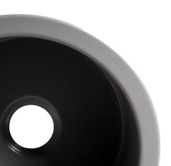 ALFI ALFI ABF1818R-GM Kitchen Sink 18.5 inchesL x 18.5 inchesW x 9 inchesH