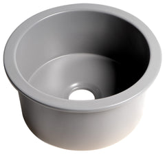 ALFI ALFI ABF1818R-GM Kitchen Sink 18.5 inchesL x 18.5 inchesW x 9 inchesH