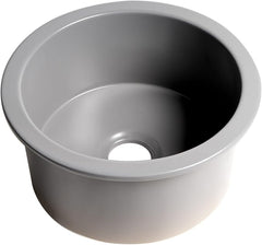 ALFI ALFI ABF1818R-GM Kitchen Sink 18.5 inchesL x 18.5 inchesW x 9 inchesH