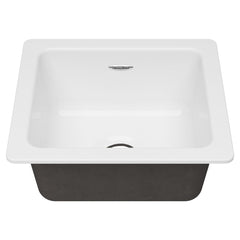 AMERICAN STANDARD American Standard 77SB16180.308 Delancey 18 x 16 in. Undermount Cast Iron Bar Sink