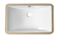 ALFI Alfi ABC603 Rectangular Undermount Ceramic Sink 24 inches