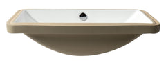 ALFI Alfi ABC603 Rectangular Undermount Ceramic Sink 24 inches