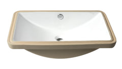 ALFI Alfi ABC603 Rectangular Undermount Ceramic Sink 24 inches