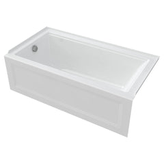 AMERICAN STANDARD American Standard 2544202 Town Square S 60 x 32-Inch Integral Apron Bathtub Left-Hand Outlet