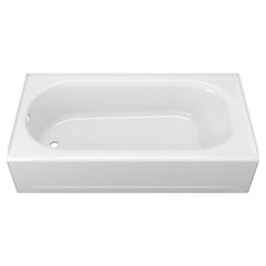 AMERICAN STANDARD American Standard 1390202 Princeton PRO Steel 60 x 30-inch Integral Apron Bathtub with Left-Hand Outlet