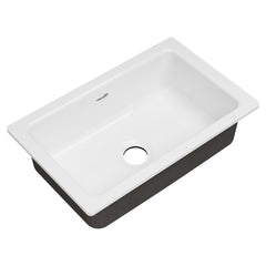 AMERICAN STANDARD American Standard 77SB30190.308 Delancey 30 x 19 No Hole Cast Iron Single Bowl Undermount Kitchen Sink