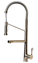 ALFI ALFI ABKF3787-BN Double Spout Commercial Spring Kitchen Faucet