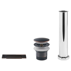 AMERICAN STANDARD American Standard 1614305 Town Square S Freestanding Bathtub Overflow Cover and Drain Kit