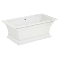 AMERICAN STANDARD American Standard 2546004 Town Square S 68 x 36-Inch Freestanding Bathtub Center Drain With Integrated Overflow
