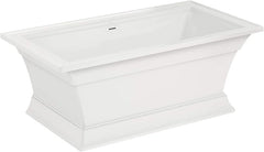 AMERICAN STANDARD American Standard 2546004 Town Square S 68 x 36-Inch Freestanding Bathtub Center Drain With Integrated Overflow