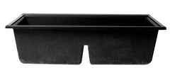 ALFI ALFI AB3418DBUM-BLA Undermount Granite Composite Workstation Kitchen Sink 33.86 inches Double Bowl