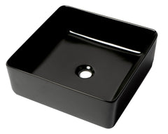 ALFI ALFI ABC903-BM Modern Square Above Mount Ceramic Sink
