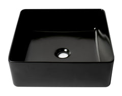 ALFI ALFI ABC903-BM Modern Square Above Mount Ceramic Sink