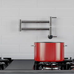 ALFI ALFI AB5019-PSS Polished Stainless Steel Retractable Pot Filler Faucet
