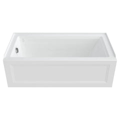 AMERICAN STANDARD American Standard 2545202 Town Square S Integral Apron Bathtub With Left-Hand Outlet 60 x 30 Inches