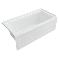 AMERICAN STANDARD American Standard 2545202 Town Square S Integral Apron Bathtub With Left-Hand Outlet 60 x 30 Inches