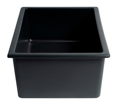 ALFI ALFI AB2418UD-BM Undermount Single Basin Fireclay Kitchen Sink