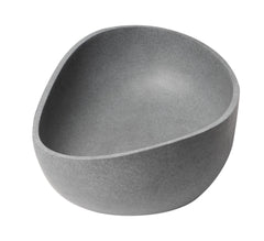 ALFI ALFI ABCO23O Brand 23 Inches Solid Concrete Wavy Oval Above Mount Vessel Sink