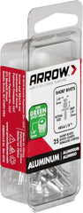 ARROW ARROW RSA1/8 Arrow RSA1/8 1/8 In. x 1/8 In. Aluminum Rivet 25 Count
