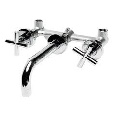 ALFI ALFI AB1035-PC Polished Chrome Widespread Wall-Mounted Faucet