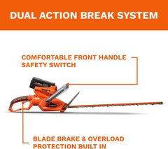 Redback Redback E522D 40V Cordless Hedge Trimmer 22 inches
