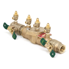 WATTS WATTS 007M3-QT 3/4 IN Bronze Double Check Valve Assembly Backflow Preventer