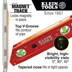 KLEIN TOOLS Klein Tools 935RBLT Magnetic Lighted Torpedo Billet