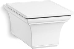 KOHLER Kohler 6918-0 One-Piece Memoirs Elongated Dual-Flush Wall-Hung Toilet