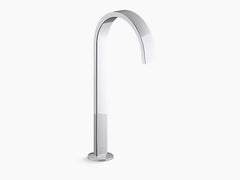 KOHLER KOHLER 77966-CP Components Bathroom Sink Faucet Spout With Ribbon Design 1.2 Gpm