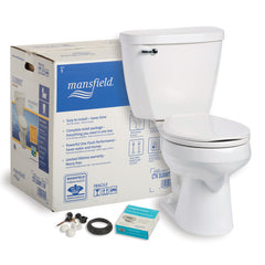 MANSFIELD Mansfield 380CTK-WHT Summit Round Bowl Toilet 1.6 GPF