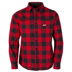 MILWAUKEE Milwaukee M551R-L Gridiron Flannel Shirt Large