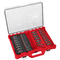 MILWAUKEE Milwaukee 49-66-6805 Shockwave Impact Duty Socket Set 3/8 Drive 36-Piece