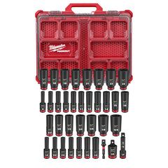 MILWAUKEE Milwaukee 49-66-6805 Shockwave Impact Duty Socket Set 3/8 Drive 36-Piece