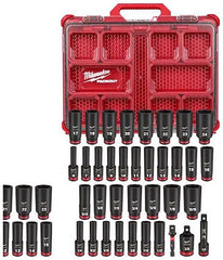 MILWAUKEE Milwaukee 49-66-6805 Shockwave Impact Duty Socket Set 3/8 Drive 36-Piece