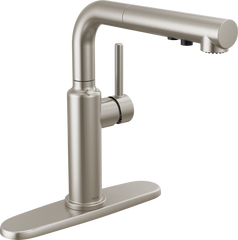 DELTA FAUCET Delta 16879-SS-DST Daneri Single Handle Pull-Out Kitchen Faucet 1.8 GPM