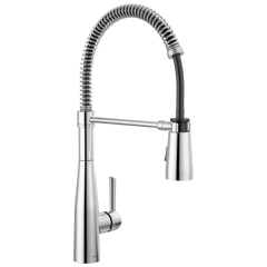 DELTA FAUCET Delta 9613-DST Essa Single-Handle Pull-Down Spring Kitchen Faucet 1.8 GPM