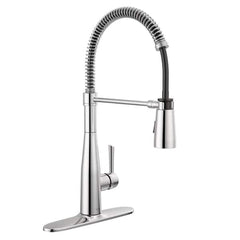 DELTA FAUCET Delta 9613-DST Essa Single-Handle Pull-Down Spring Kitchen Faucet 1.8 GPM