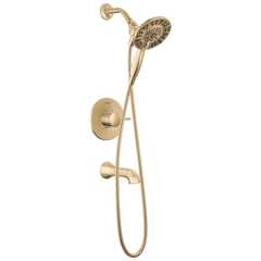 DELTA FAUCET Delta T144855-CZ-I Monitor 14 Series Tub and Shower Trim Only with In2ition Hand Shower 1.75 GPM