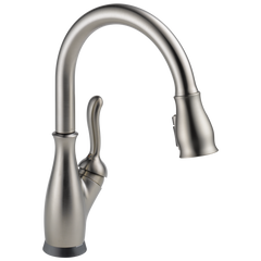 DELTA FAUCET Delta 9178TL-SP-DST Leland Touch 2 O Technology Kitchen Faucet with Touchless Technology