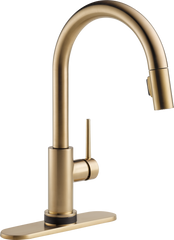 DELTA FAUCET Delta 9159TL-CZ-DST Trinsic Touch2O Technology Kitchen Faucet with Touchless Technology