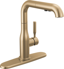 DELTA FAUCET Delta 16943-CZ-DST Almari Single Handle Pull-Out Kitchen Faucet 1.8 gpm