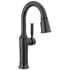 DELTA DELTA 9984-BL-DST Renaldi Single Handle Pull-Down Bar / Prep Faucet
