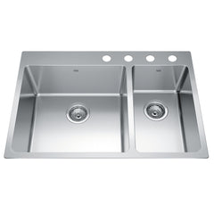 FRANKE Franke BCL2131R-9-4N Brookmore Kitchen Sink 30-7/8 inches x 20-7/8 inches