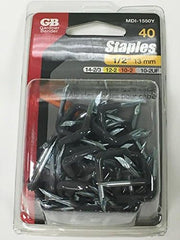 NVENT Gardner Bender MDI-1550Y 1 In. x 1/2 In. Carbon Steel Cable Staple (40 Count)