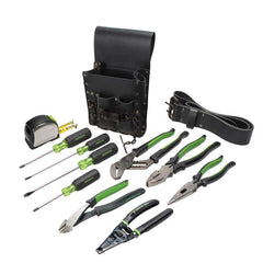 GREENLEE Greenlee 0159-13 Electrician's Tool Kit Standard 12-Piece