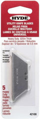 HYDE HYDE 42100 2-1/2 in. L x 0.25 in. Steel Heavy Duty Replacement Blade 5 pk