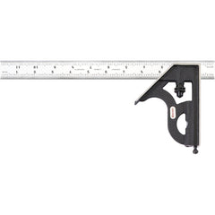 STARRETT Starrett 56368 12 in 2 Piece Combination Square Set