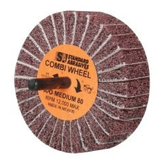 3M Standard Abrasives 7000122258 Mounted Flap Wheel 80 Grit