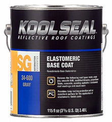 KOOL SEAL Kst Coating KS0034600-16 Elastomeric Base Coat Gray 1 Gallon