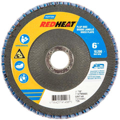 NORTON Norton 63642541406 Flap Disc 6 Inch 40 Grit Type 29